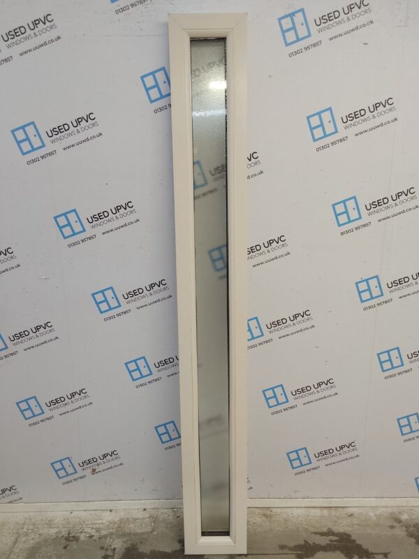Used Cream Upvc Side Panel 255mm x 2010mm C5030 - Image 2