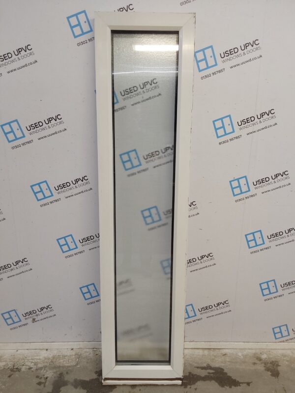 Used White Upvc Side Panel 440mm x 1850mm C5010