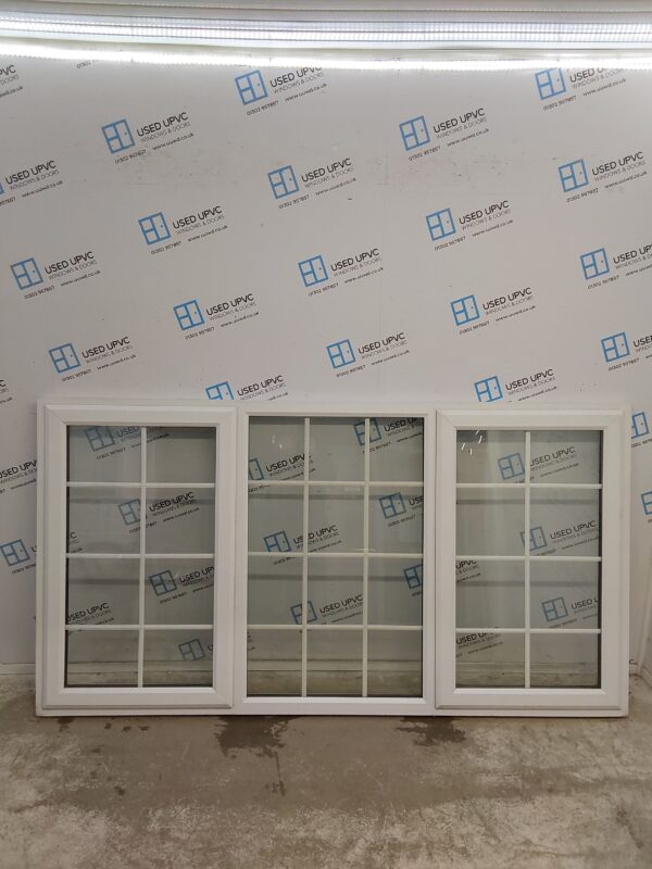 Used White Upvc Window 2245mm x 1200mm LW0012