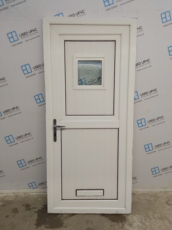 Used White Upvc Stable Door 900mm x 2000mm 0441