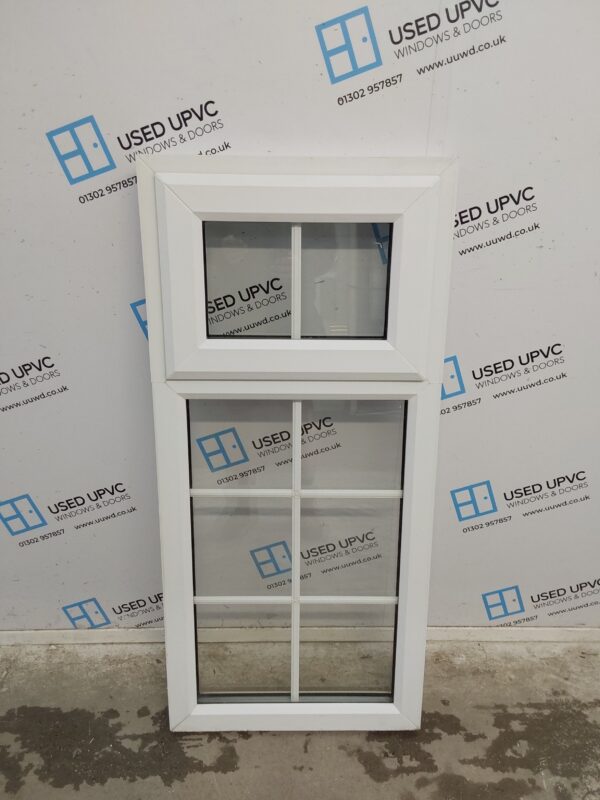 Used White Upvc Window 555mm x 1200mm C3130