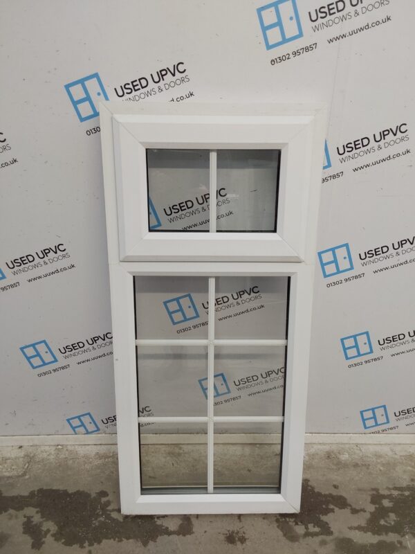 Used White Upvc Window 555mm x 1200mm C3131