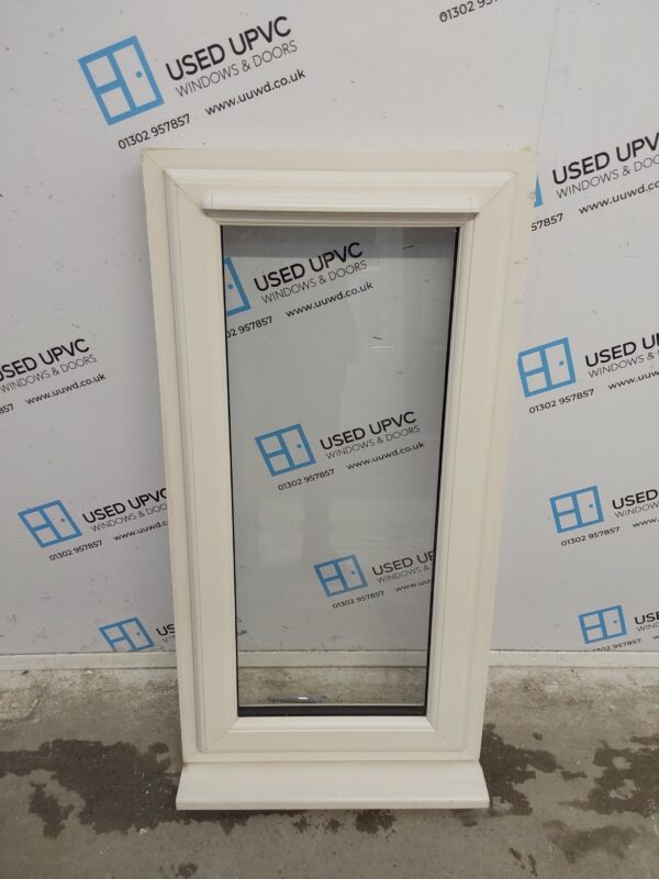 Used Cream Upvc Window 570mm x 1120mm C3124