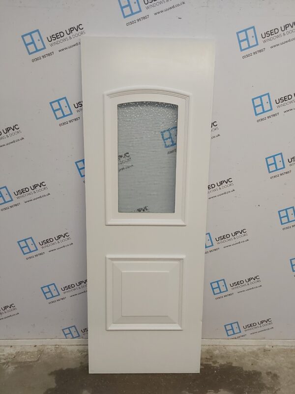 Used White Upvc Back Door Panel 656mm x 1844mm x 28mm UDP0011