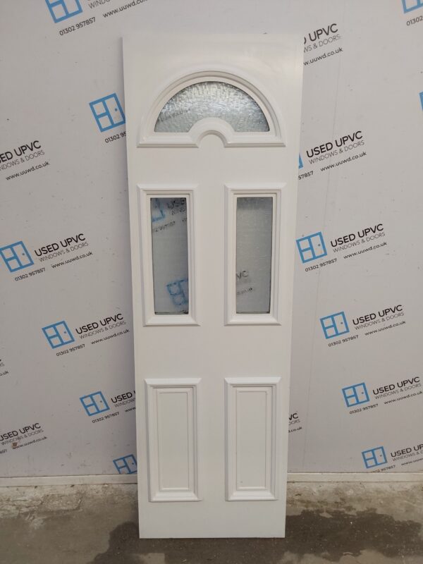 Used White Upvc Back Door Panel 545mm x 1735mm x 28mm UDP0012