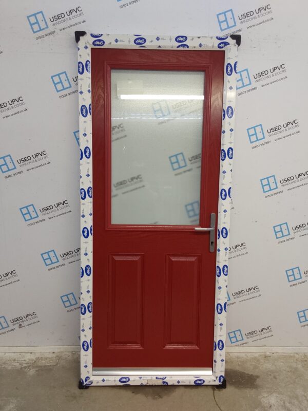 Brand New Red Composite Back Door 880mm x 2040mm ND48