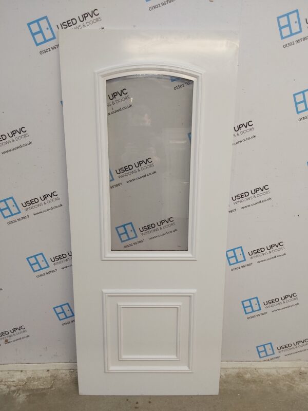 Used White Upvc Back Door Panel 761mm x 1820mm x 20mm UDP0023