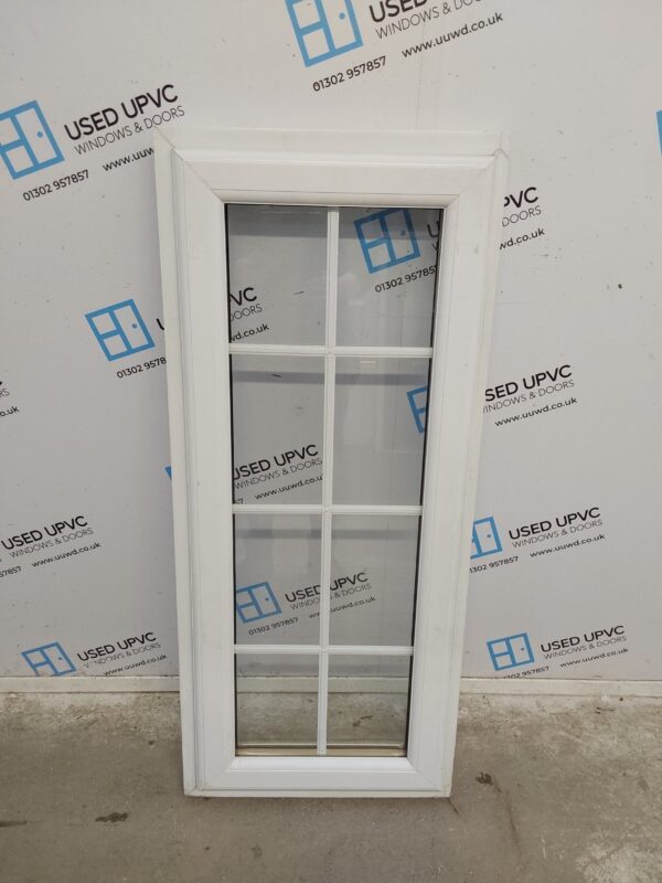 Used White Upvc Window 535mm x 1230mm C3017