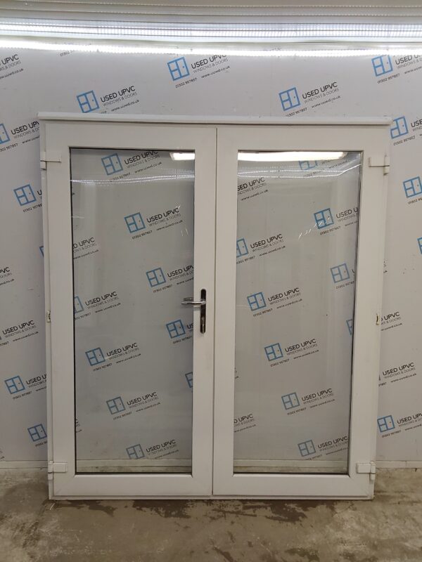 Used White Upvc French Doors 1785mm x 2055mm EA3