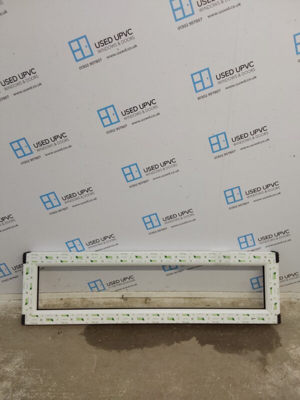 Brand New White Upvc Window Frame (Unglazed) 1510mm x 410mm C5012