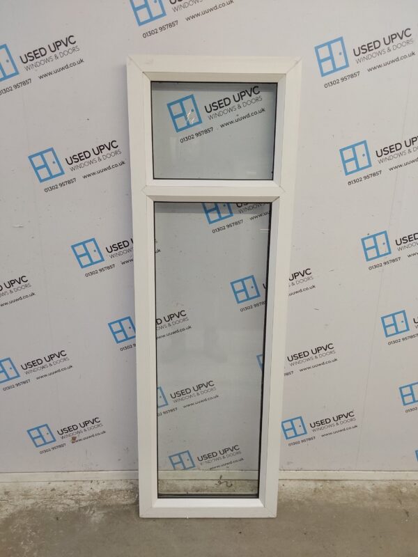 Used White Upvc Window 535mm x 1660mm W0050 - Image 2