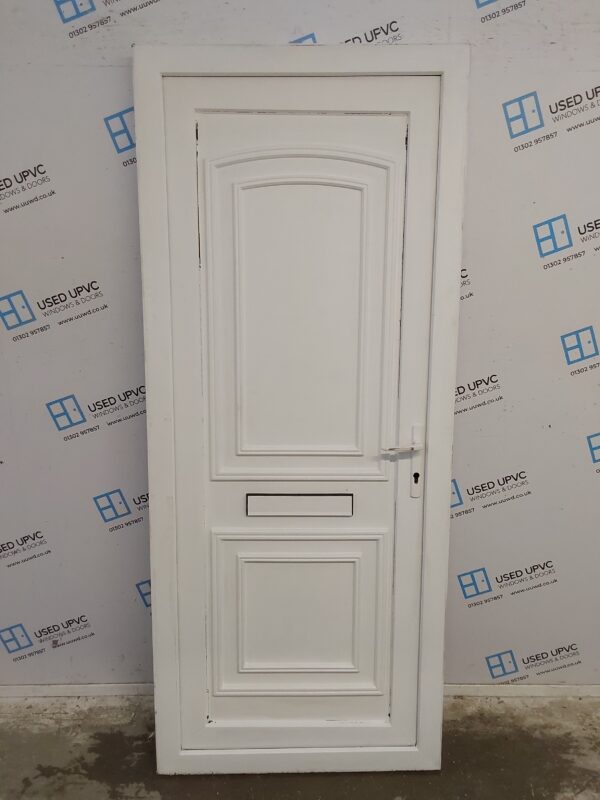 Used White Upvc Front Door 840mm x 2005mm C7D012