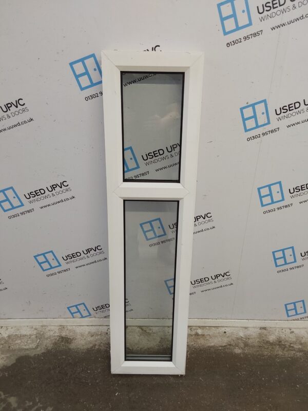 Used White Upvc Window 315mm x 1270mm C3164