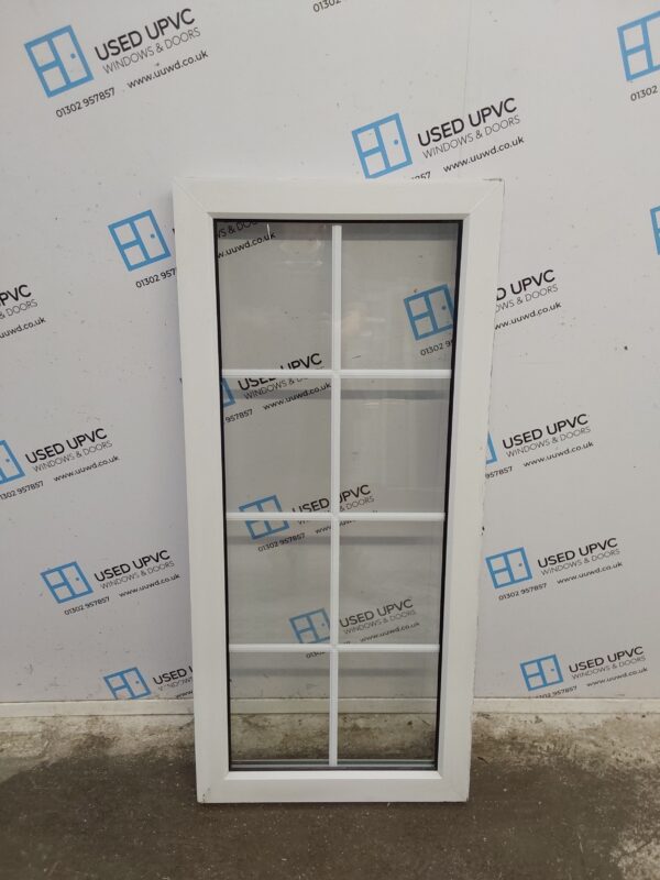 Used White Upvc Window 605mm x 1320mm C3168