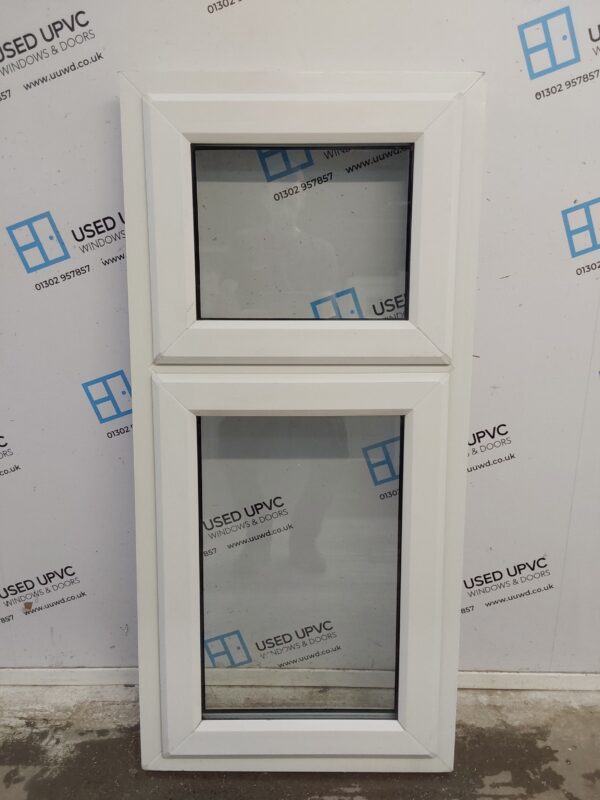 Used White Upvc Window 620mm x 1310mm C4W021
