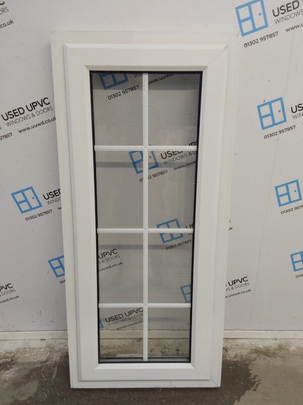 Used White Upvc Window 605mm x 1320mm W0116