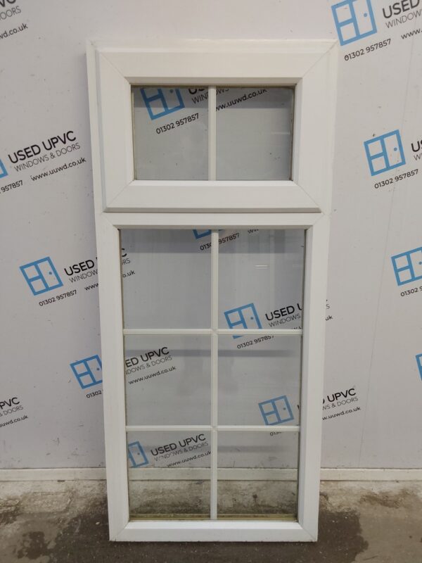 Used White Upvc Window 590mm x 1315mm W0347