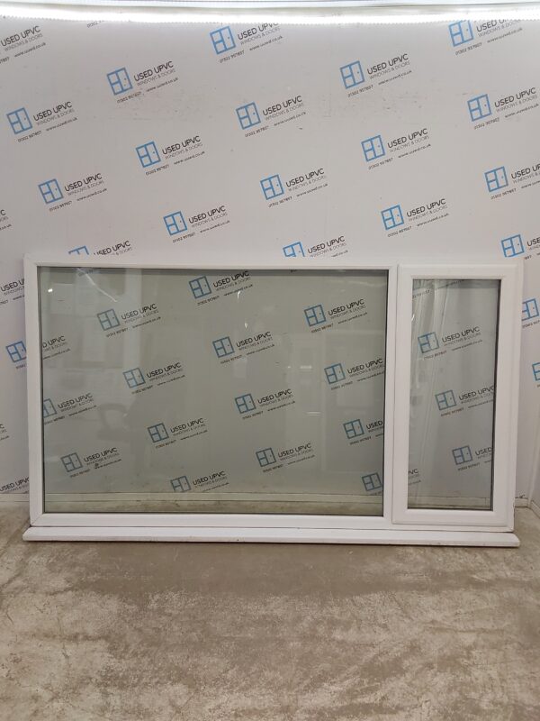 Used White Upvc Window 2385mm x 1370mm LW0021