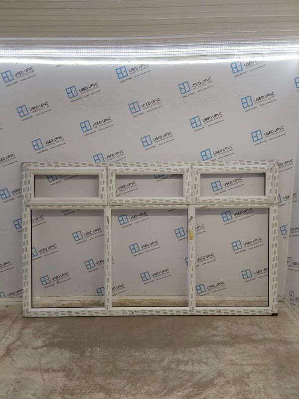 Brand New White Upvc (Unglazed) Window Frame 2440mm x 1485mm C3W004