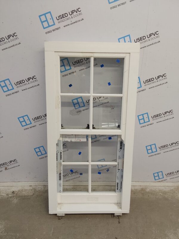 Brand New White Upvc Sliding Sash Window 665mm x 1340mm SS01