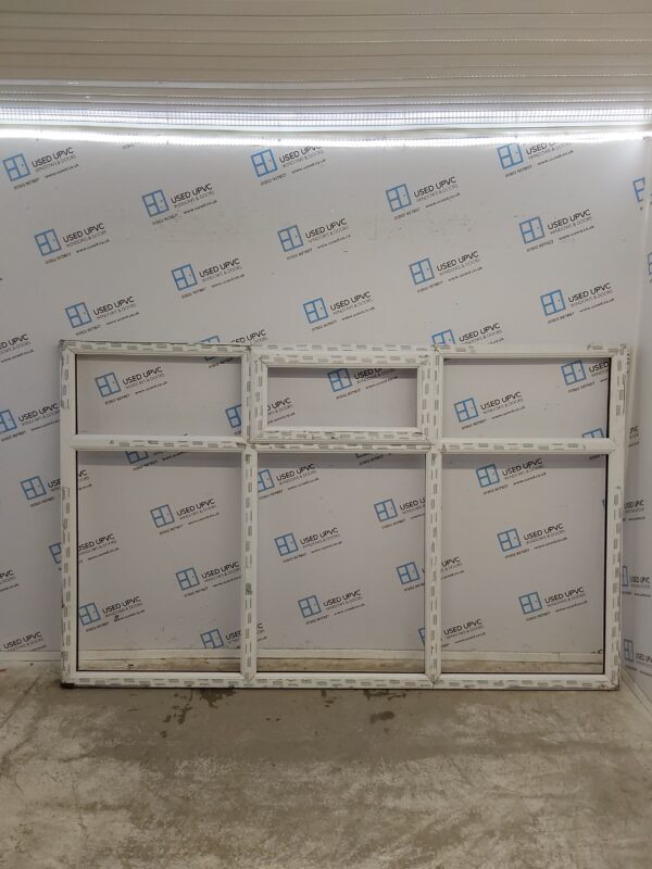 Brand New White Upvc (Unglazed) Window Frame 2475mm x 1530mm C3W005