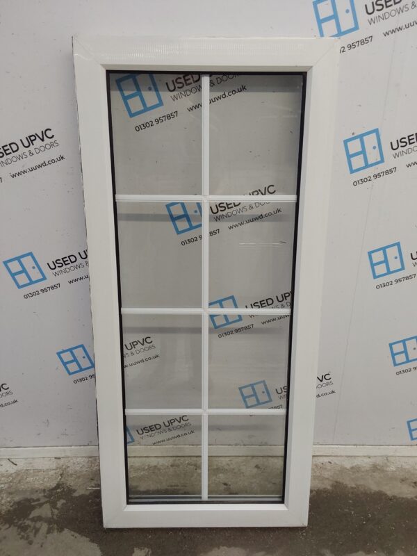 Used White Upvc Window 605mm x 1320mm C2042