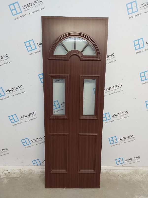 Used Woodgrain Upvc Back Door Panel 610mm x 1772mm x 24mm UDP0003