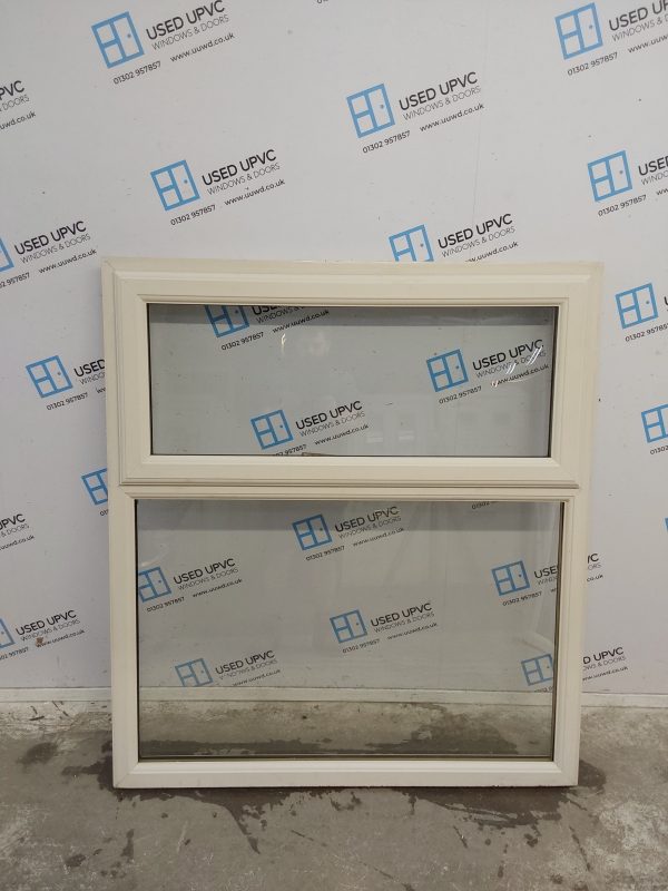 Used Cream Upvc Window 1215mm x 1355mm C5027