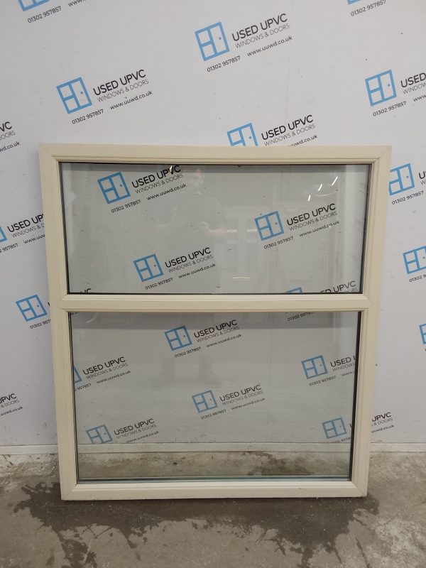 Used Cream Upvc Window 1210mm x 1355mm C5030 - Image 2