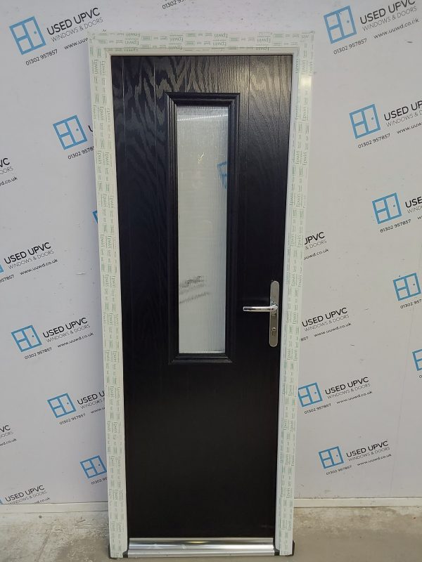 Brand New Black Composite Door 730mm x 1940mm C1ND11