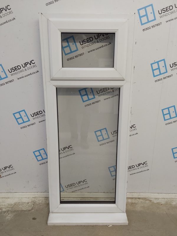 Used White Upvc Window 560mm x 1360mm (reduce to 530mm) W0533