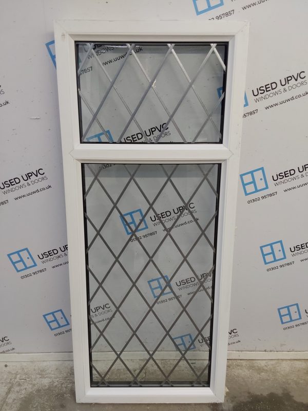 Used White Upvc Window 600mm x 1420mm C4W057 - Image 2