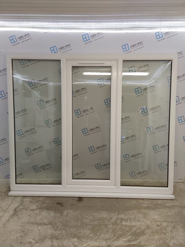 Used White Upvc Tilt And Slide Patio Door And Side Panel 2440mm x 2075mm (Reduce To 2030mm) EA4