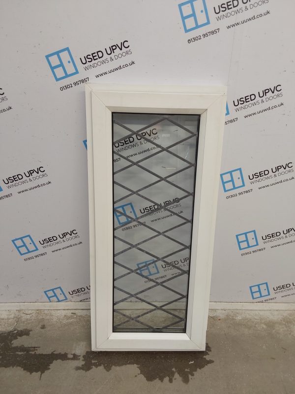 Used White Upvc Window 515mm x 1145mm W0093