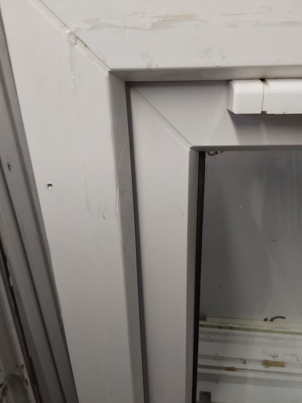Used White Upvc Window 465mm x 1310mm C4W084 - Image 8