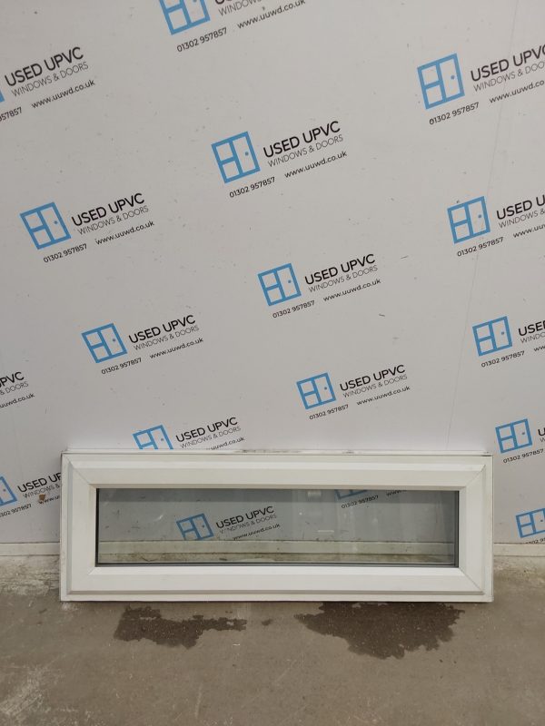 Used White Upvc Window 1220mm x 410mm C4W169