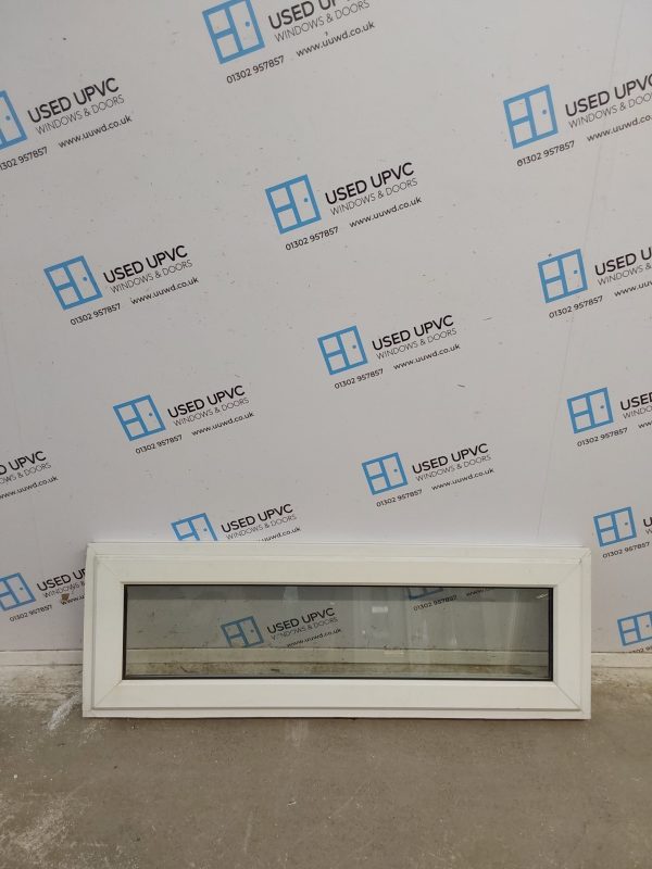 Used White Upvc Window 1230mm x 415mm C4B020