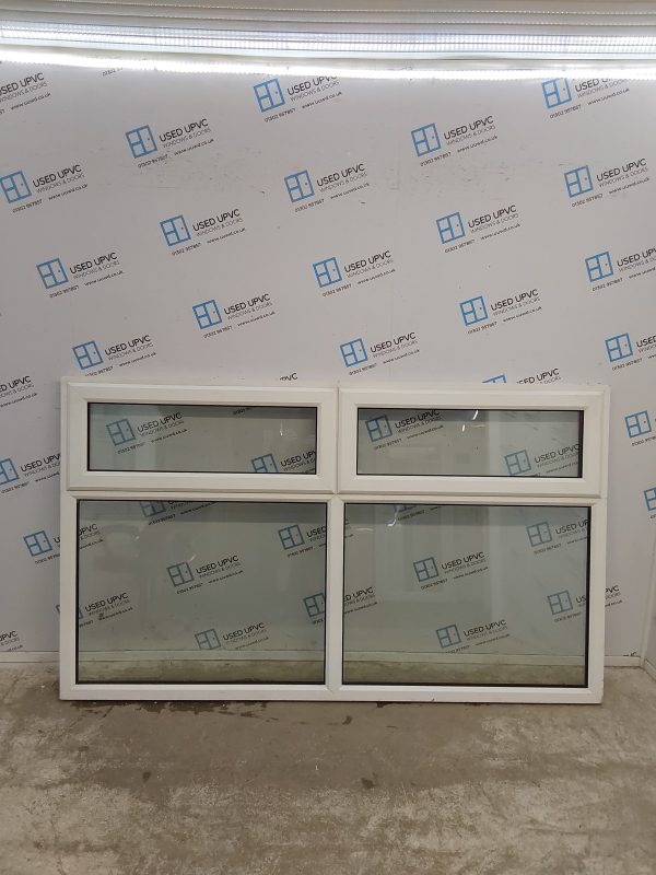 Used White Upvc Window 2145mm x 1265mm LW0060