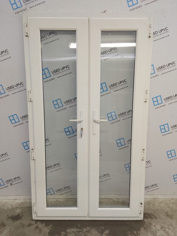Used White Upvc French Doors 1170mm x 2035mm EA1