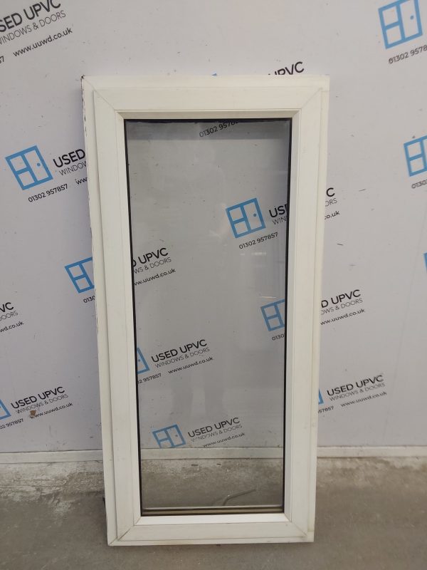 Used White Upvc Window 590mm x 1265mm C4W032