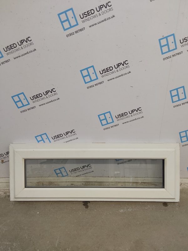 Used White Upvc Window 1220mm x 415mm C4W126