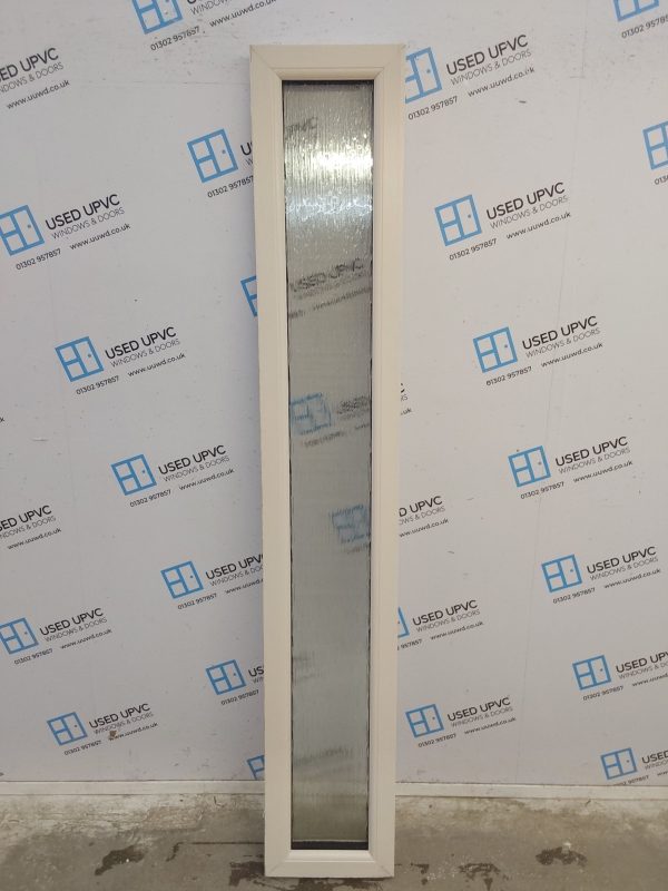 Used Cream Upvc Side Panel 340mm x 2030mm SP021