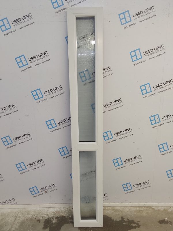 Used Rosewood Upvc Side Panel 300mm x 2055mm SP041 - Image 2