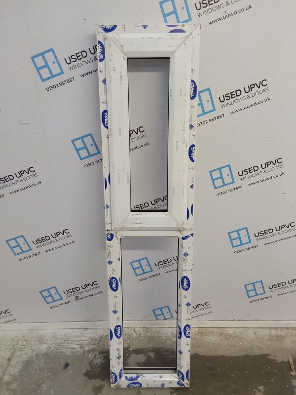Brand New White Upvc Window Frame Unglazed 350mm x 1475mm USW021