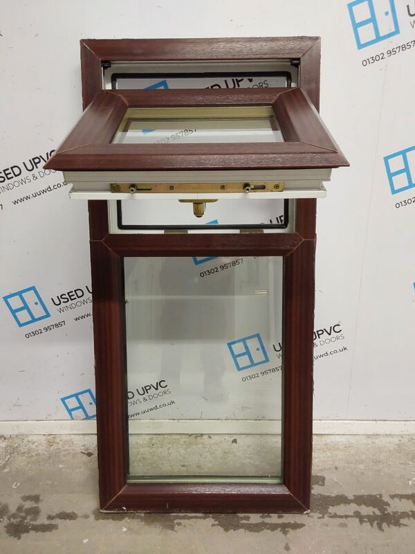 Used Woodgrain Upvc Window 480mm x 1020mm C3108 - Image 4