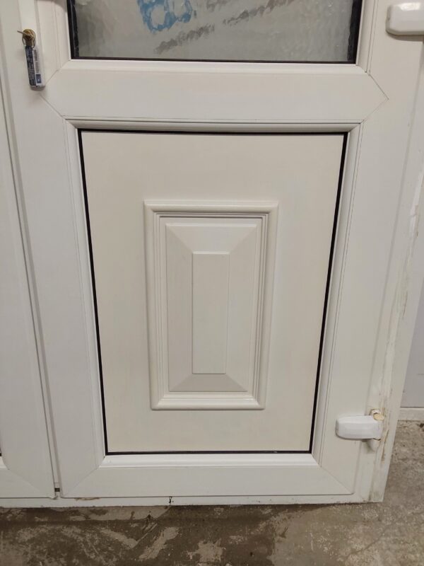 Used White Upvc French Doors 1520mm x 2030mm (reduce to 1450mm) EA4 - Image 6