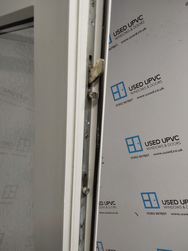 Used White Upvc French Doors 1520mm x 2030mm (reduce to 1450mm) EA4 - Image 7