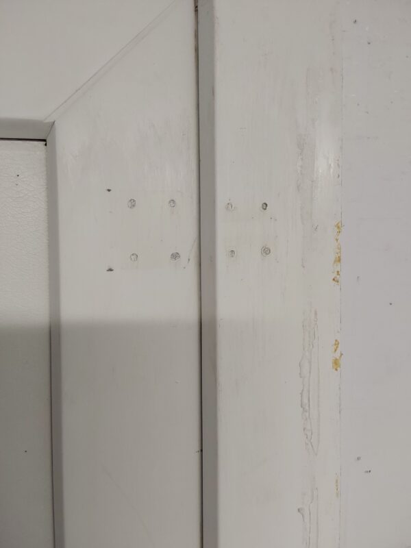 Used White Upvc Back Door 820mm x 2010mm 0672 - Image 4