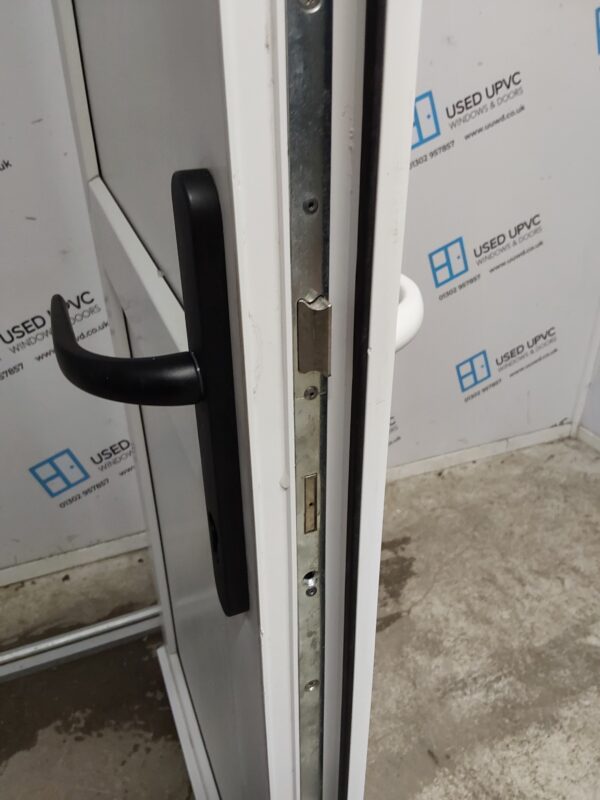 Used White Upvc Back Door 820mm x 2010mm 0672 - Image 7