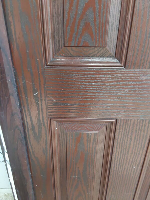 Used Rosewood Composite Back Door 900mm x 2090mm 0672 - Image 9